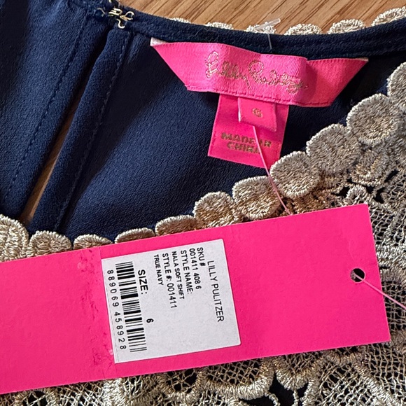 NWT Lilly Pulitzer Nala Soft Shift Dress Size 6 - Picture 4 of 7